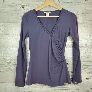 Sundance Faux Front Wrap Blouse